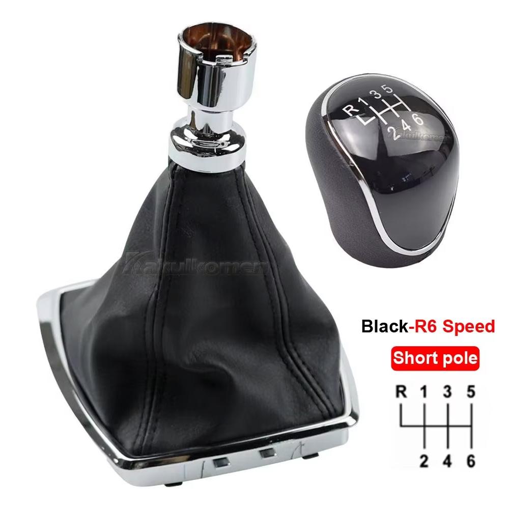 Car Shift Dust Cover For Ford Kuga I 08-12/C-Max 07-10 Manual Gearshift Lever Knob Gaiter Boot GB64637AA 1639784 8V4R-7P002-KB