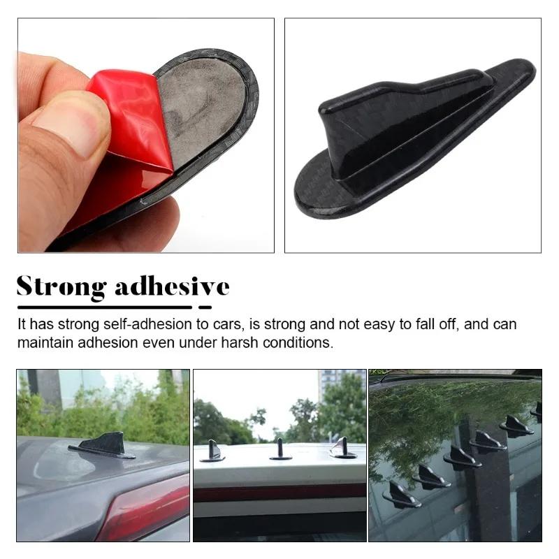 Наклейки на автомобиль «Акулий плавник» на крышу автомобиля Антенна EVO из углеродного волокна Самоклеящиеся наклейки Аксессуары для модификации автомобиля