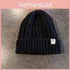 Knit Hat For Men With Solid Color Design Warm Thickened Beanie For Winter Outdoor Use