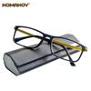 AL-mg Alloy Ultraligh Frame Spring Hinge Light Blocking Reading Glasses +0.75 +1 TO+4