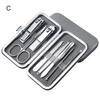 1 Set Stainless Steel Nail Clipper Plating Procedures Stylish Toenail Fingernail Manicure Cutters