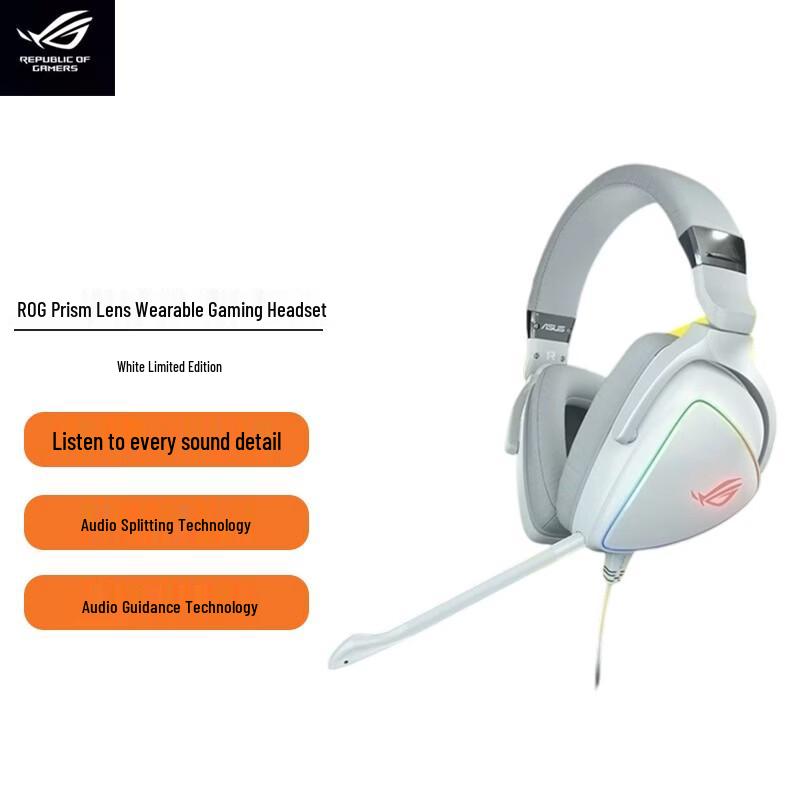 ROG Delta Prism Gaming Headset - White Limited Edition