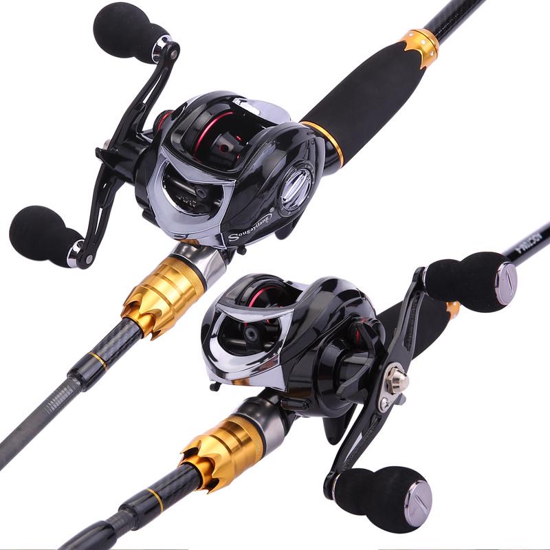 Комбинированная катушка для удочки для приманки, удочка 2,1 м с 19 BB, рыболовная катушка, набор для спортивной рыбалки на открытом воздухе
