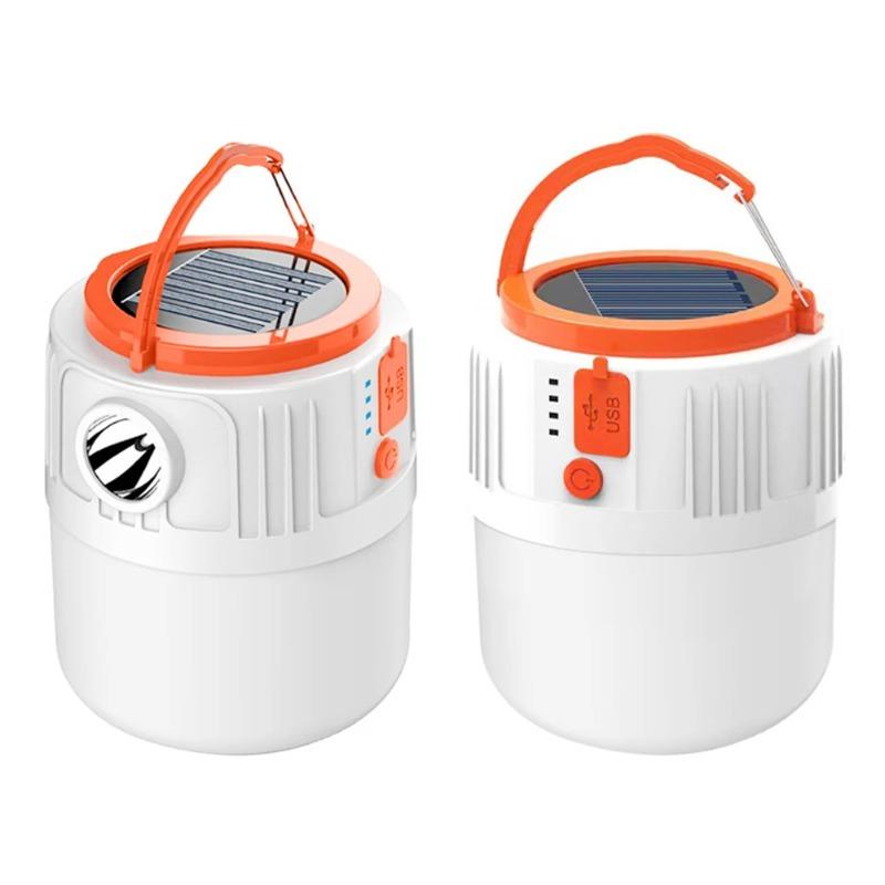 1600 мАч светодиодная лампа с крючком, лампа для ночного рынка, аварийное освещение, солнечная зарядка через USB, IP55 для отключения электроэнергии, ночные рынки