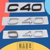 3D Премиум C30 C40 Буквы для Швеция Внедорожник Внедорожный автомобиль Капот двигателя Крыло багажник Хвост Задняя наклейка Эмблема Значок Наклейка