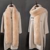 Ladies Fashion Winter Faux Fur Scarf  Women's  Long Scarf Plush Warm Scarf  One Size 180 X 15 CM