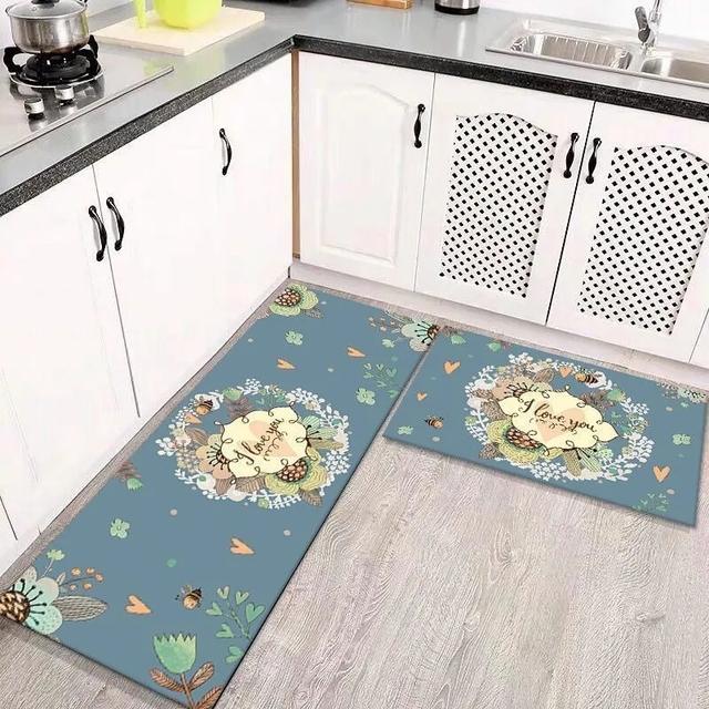 Нескользящий кухонный коврик для ванной комнаты, впитывающий коврик для входа на балкон, ковер для прачечной, моющийся ковер для спальни, гостиной, длинный ковер