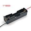 18650 Battery Storage Box Case DIY 1/2/3/4 Slot Way DIY Batteries Clip Holder Container with Wire Lead Pin