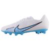 Air Zoom Vapor 15 Academy Round Toe Lace-Up HG (Rubber Short Stud) Non-Slip Soccer Shoes Men Soccer Shoes White Blue DJ5632-146