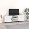 VidaXL TV Stand White 150x30x50 Cm Engineered Wood 812627