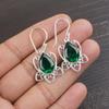 Emerald Gemstone Jewelry, Handmade Balancing Silver Earrings, Handmade Beautiful Earrings Gift for Activists
