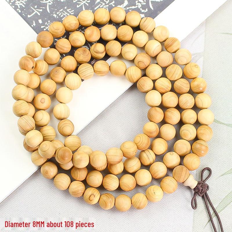 Деревянные браслеты из бусин сандалового дерева - 108 бусин, унисекс украшения для пар