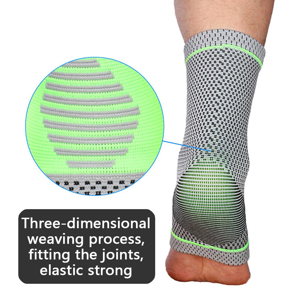 OLIKEI вязаный спортивный бандаж на лодыжку, компрессионный бандаж для защиты от растяжений, рукав для восстановления после травм, баскетбольный футбольный бандаж для поддержки лодыжки для мужчин и женщин