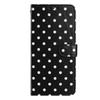 For iPhone 16 Pro Max Leather Case Polka Dot Pattern Wallet Stand Folio Phone Cover