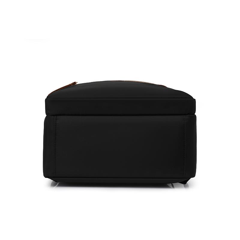 Nylon Color Block Backpack Women's Lightweight Travel Backpack Student Commuter Computer Schoolbag