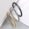 Woven Steel Wire Mesh Elastic Bracelet Personal Titanium Steel Infinite 8 -Character Open Bracelet