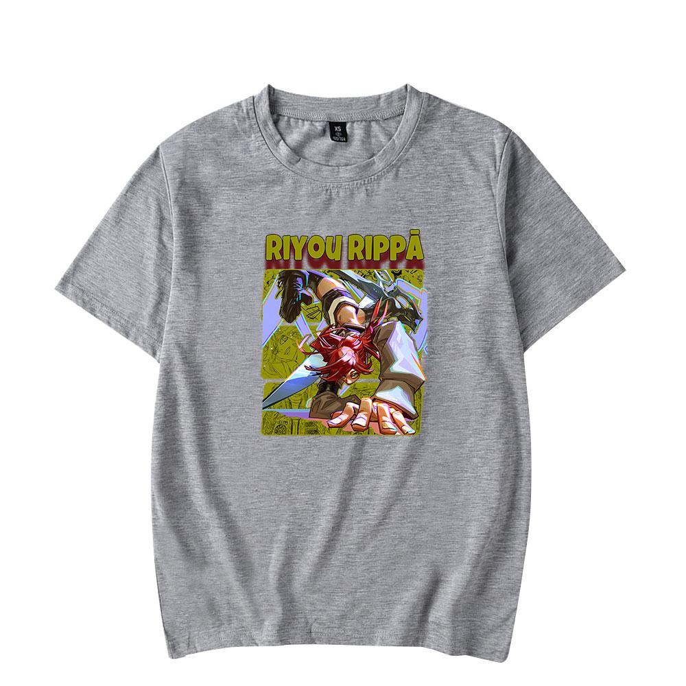 Забавная футболка с рисунком Гачиакуты, классная женская и мужская летняя футболка с круглым вырезом, повседневная унисекс, уличная модная детская футболка