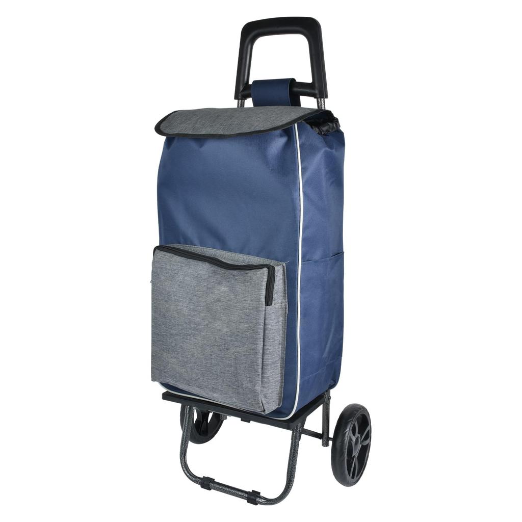 AutoGo Carry Large 30L Shopping Vegetable Outdoor Wagon Cart, Foldable, Capacity, Cart, Compact, Lightweight, Outdoor, 2-Wheel Dolly, Shopping,