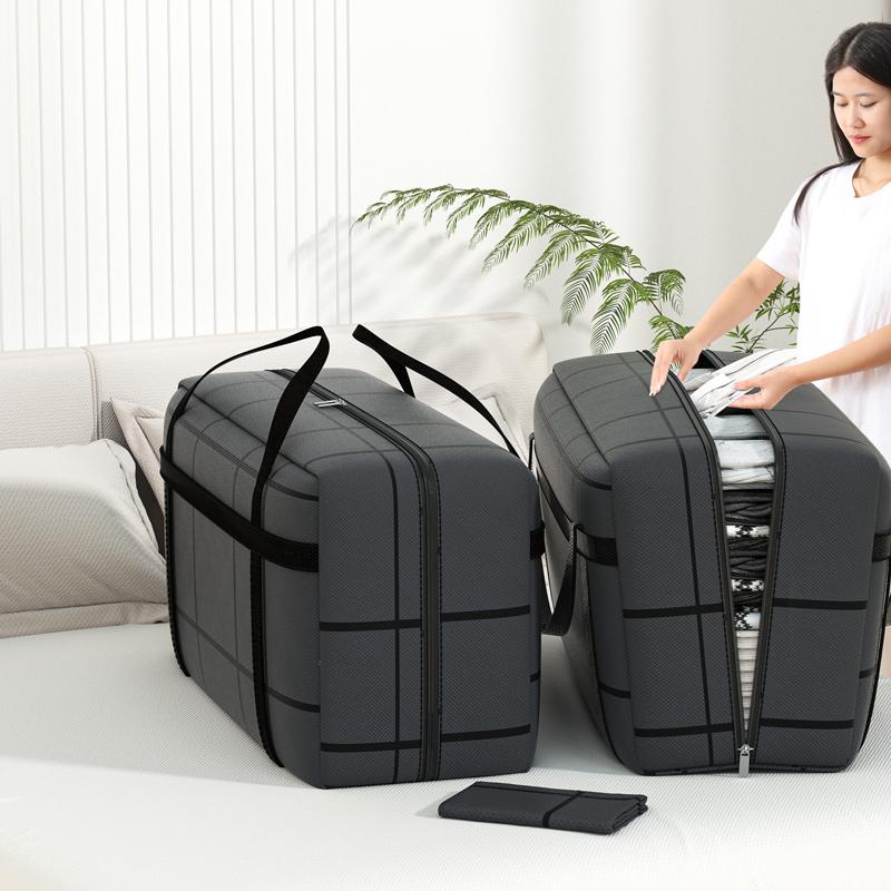Утолщенная пыле- и влагонепроницаемая портативная вместительная упаковочная сумка для домашнего гардероба, сумка для хранения одежды и одеял