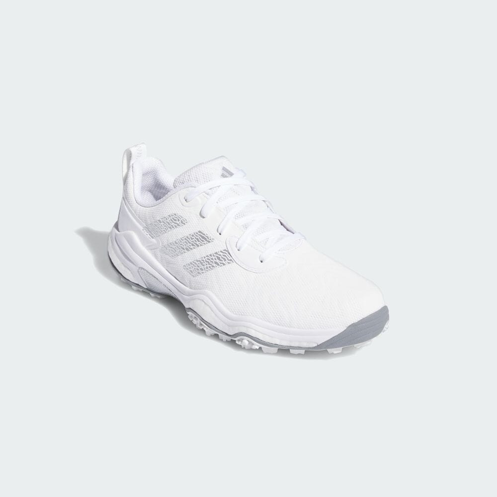 adidas Код Chaos 25 Обувь Белая обувь и обувь Спортивная обувь МУЖСКАЯ ДЛЯ ГОЛЬФА ID8732 Обувь Белая / Серебристая MET / Серая Два