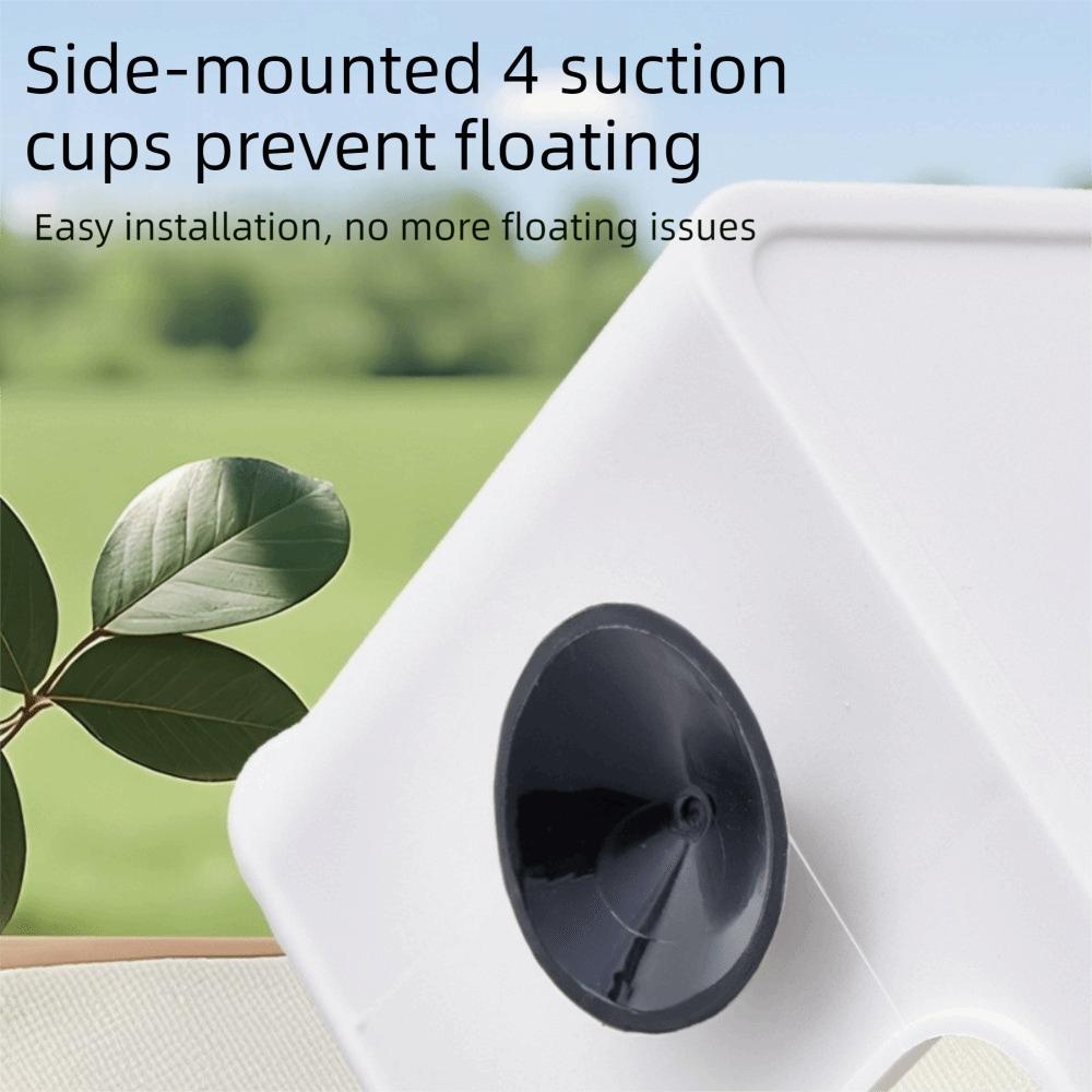 Suction Cup Basking Platform Non-Slip Turtle Feeding Area Turtle Floating Platform Aquarium