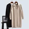 Thickened New Autumn and Winter Easiest for Match Mid Length Long Length Sweaters Mid-Length Dress Lapel