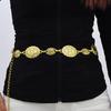 Belly Chain Bohemian Waist Chains Oval Tassel Body Chain Fashion Dress Belt Chains  Women