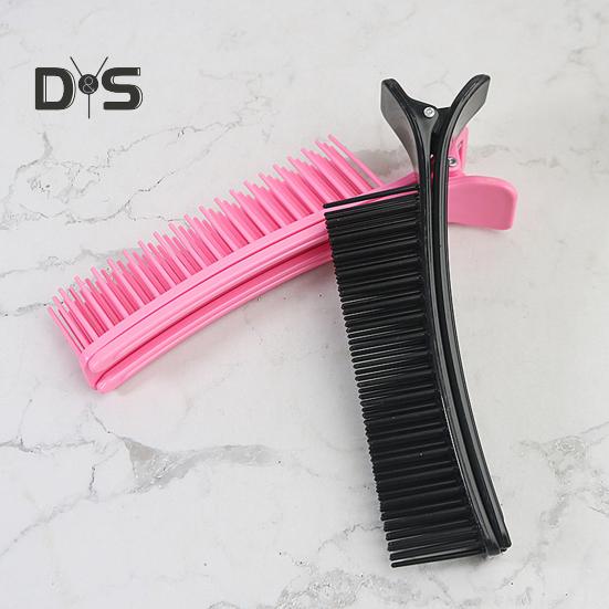 1/2/3/4Pcs Hair Sectioning Grip Clips Professional Hair Stylist Clip Hair Parting Comb Clips for Salon Hair Cutting Coloring