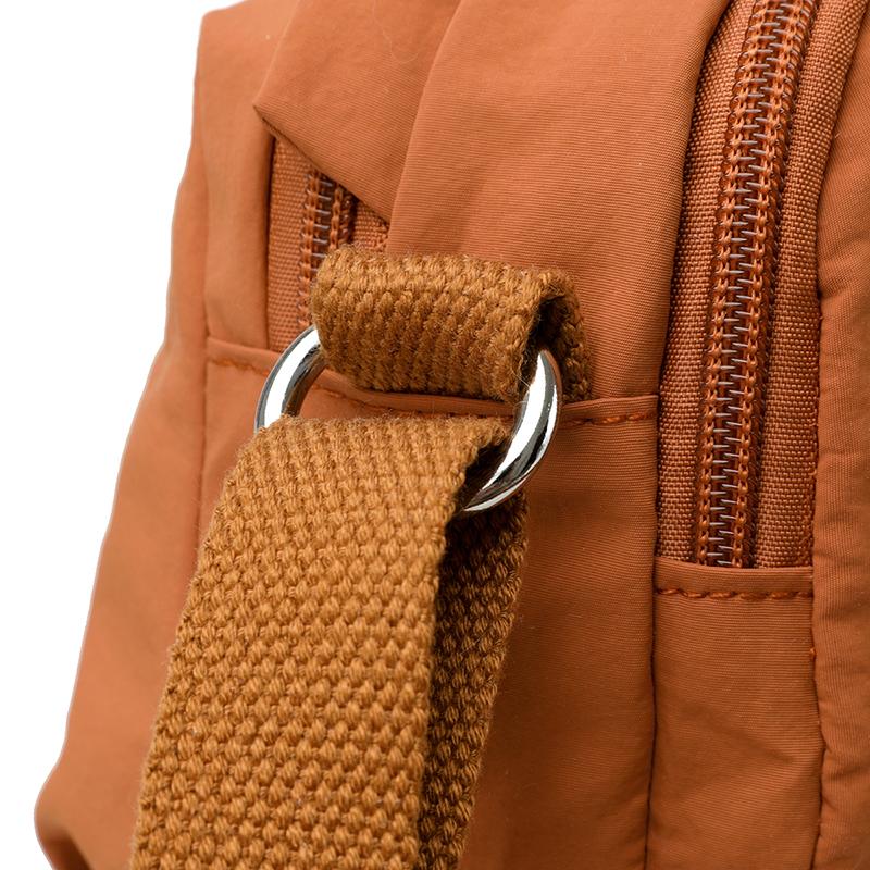 Женская наплечная сумка однотонная сумка кроссбоди водоотталкивающая нейлоновая сумка