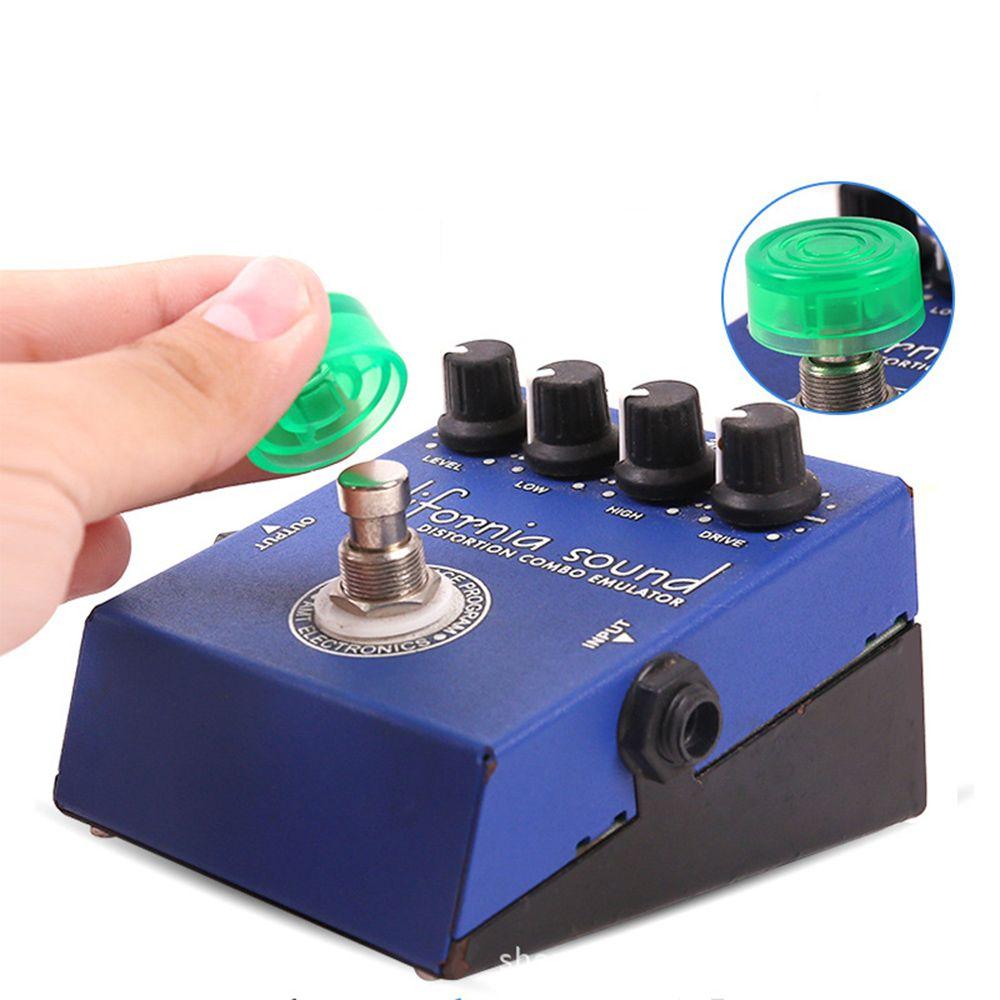 Button Bumper Amplifiers Guitar Switch Pedal Cap Knob Cap Footswitch Topper Protector Foot Nail Cap