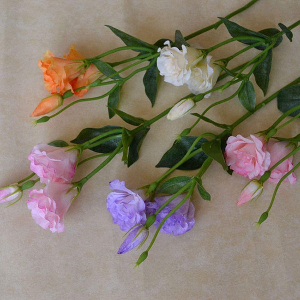 Реалистичный искусственный цветок эустомы Real Touch Искусственный букет Украшение для дома