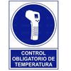 SIGNAL 1609 PLASTIC 345x245 ''MANDATORY TEMPERATURE CONTROL''
