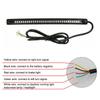 Motorcycle LED Lamp Bar Strip Flowing Turn Signal Universal 36 Tail Rear Brake Stop Flexible Soft Rubber Light