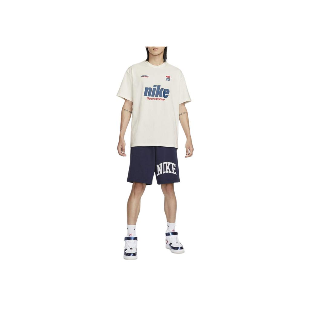 Nike Спортивная одежда Premium Essentials Футболка с коротким рукавом и круглым вырезом с буквенным принтом Мужские топы Парусный спорт HQ1570133