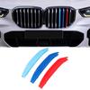 3pcs Car Front Grille Trim Strips For BMW G05 X5 Series  M Performance 3D M Stickers Sport M Styling External Decoration