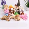 For Home Movable Dolls Mobile Phone Holder Fridge Magnet Plush Toys Animal Doll Decoration Trinkets