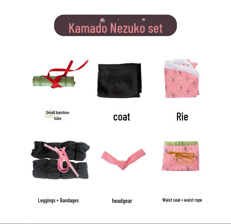 Manyuan Demon Slayer Nezuko Kamado Cosplay Costume