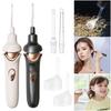 Electric Ear Wax Removal Tool with LED Light Ear Wax Remover Earwax Removal Kit for Adults and Kids