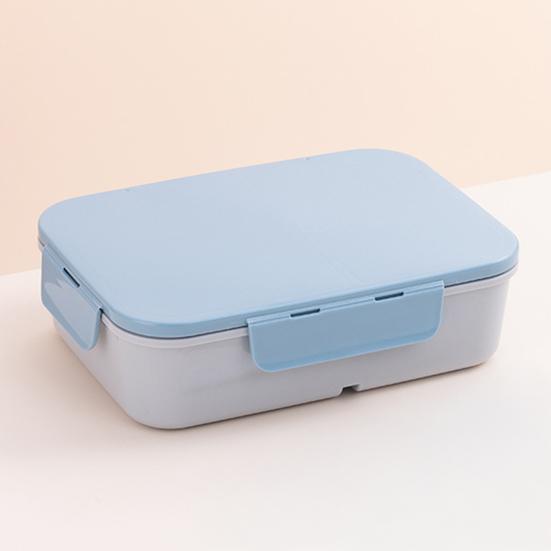 Bento Box Large Capacity 3 Compartments Reusable Lunch Box Containers Double-Layer Stackable Snack Box Meal Prep Containers for School Work Travel