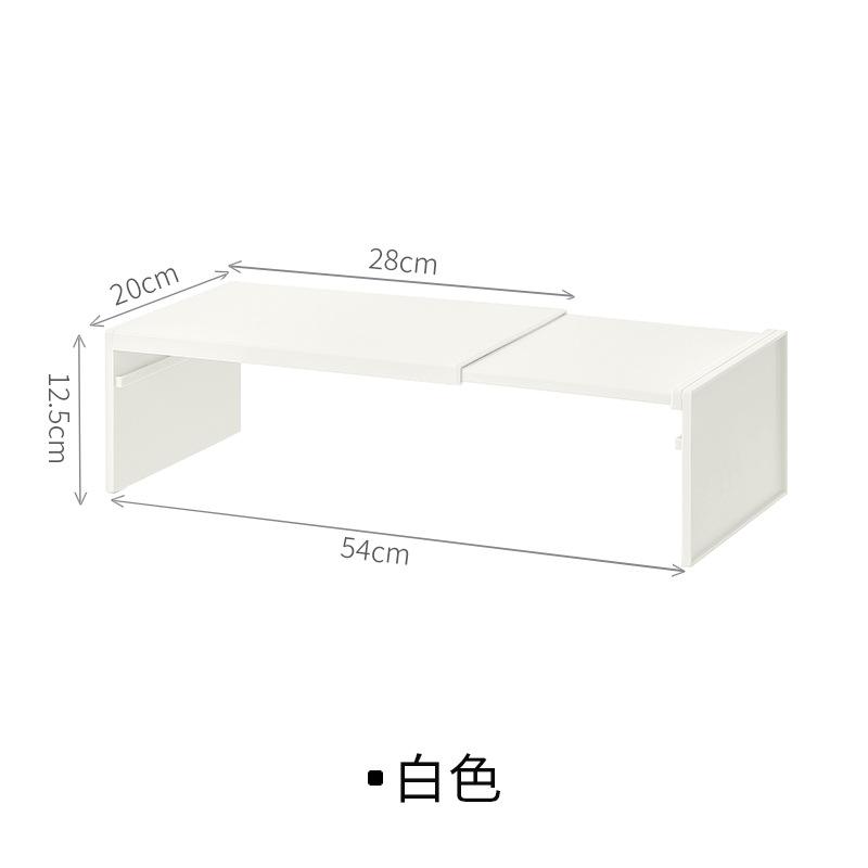 1/2pcs Stretchable Cabinet Shelf Kitchen Cupboard Separated Storage Rack Countertop Organizer Spice Organizer Shelf Save Space