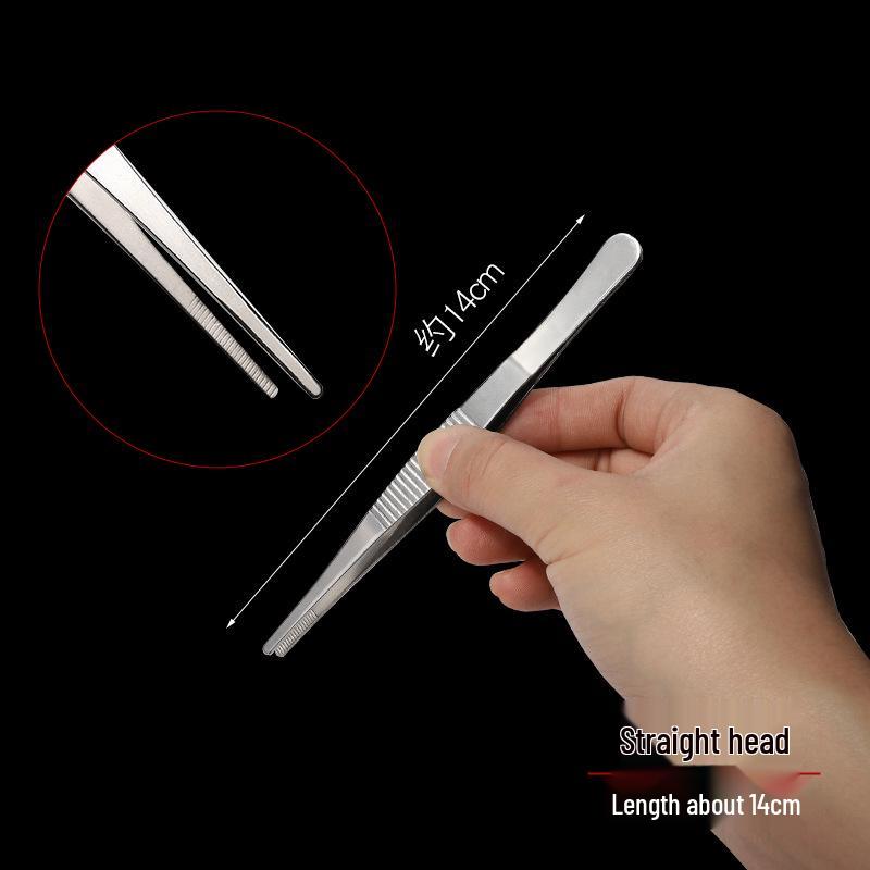 Нескользящий пинцет из нержавеющей стали для садоводства, аквариумов и суккулентов