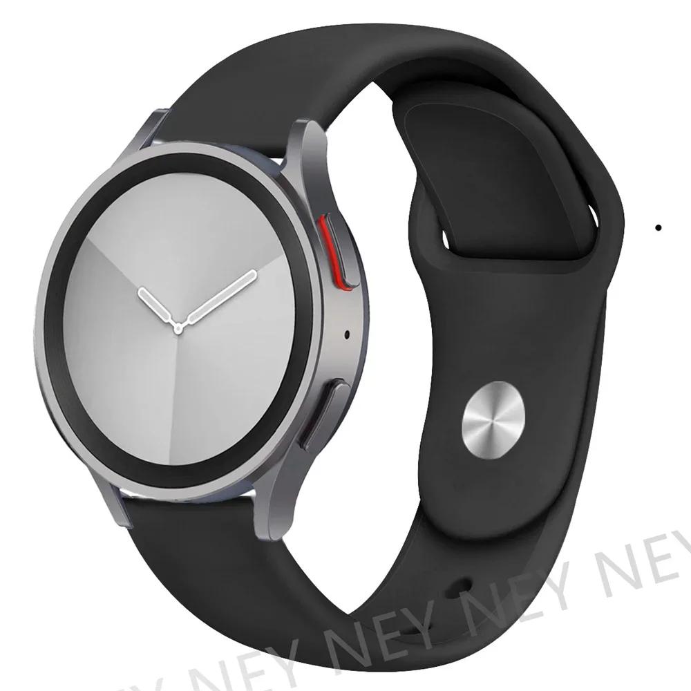 Silicone Strap For Samsung Galaxy Watch 6/5/5 pro/4/Classic/Active 2/Gear S3 20mm 22mm Sport Bracelet Huawei GT 2/e/3/4 Pro Band