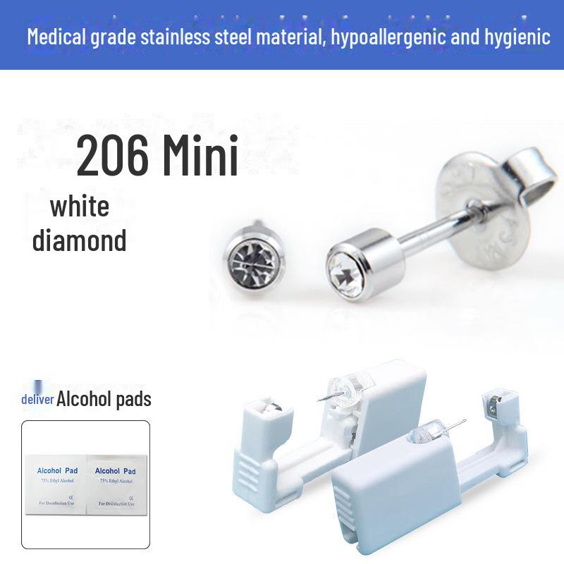 Fusmet 2nd Gen одноразовый набор инструментов для прокалывания ушей с пирсингом ушей и гвоздезабивным пистолетом