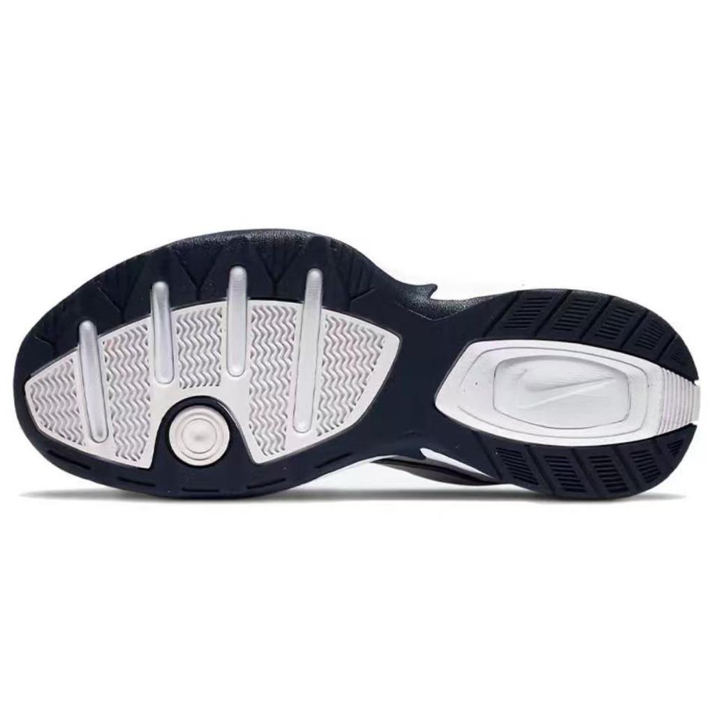 Nike Air Monarch 4 Low top Chunky Sneakers Men's White Black 415445-102(Team1108-)