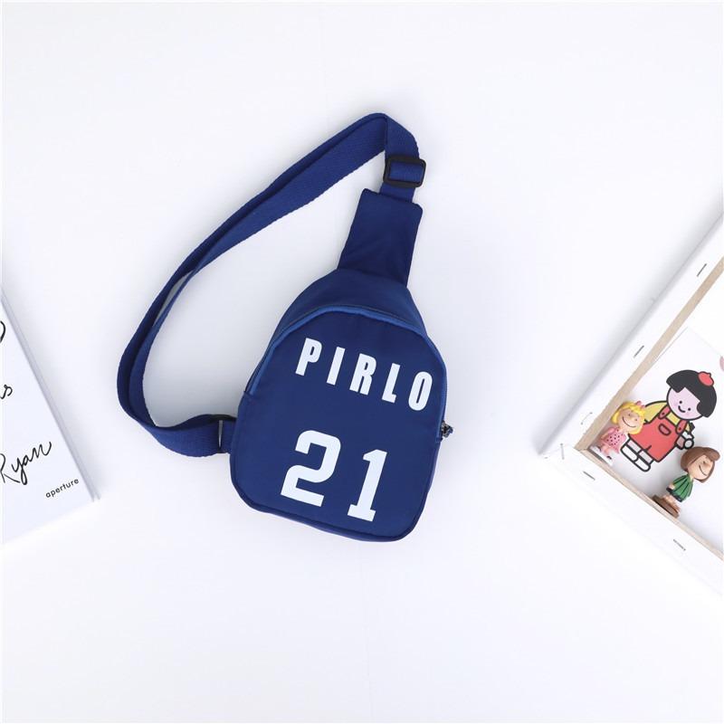 Children's Bag Printed Alphabet Shoulder Bag Cute Cartoon Baby Chest Bag Girls Crossbody Bag