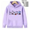 Kpop Demon Hunter Derpy Tiger Hoodie Kids Clothes Princess Girls Clothing Fashion Boys Spring Autumn Sweatshirt Child Tops
