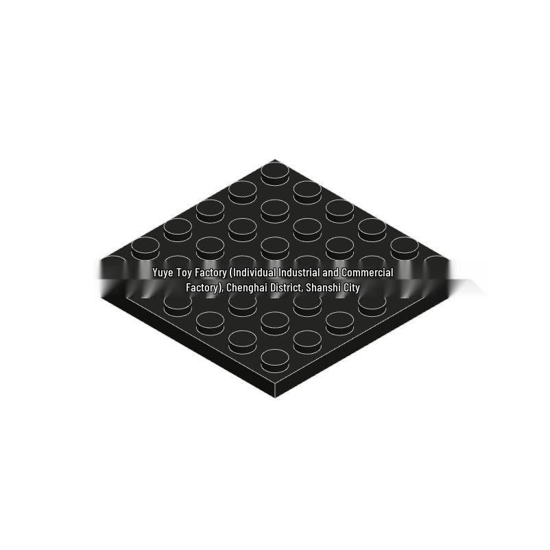 Compatible 6x6 Universal Plate 3958 for Building Blocks MOC Accessories