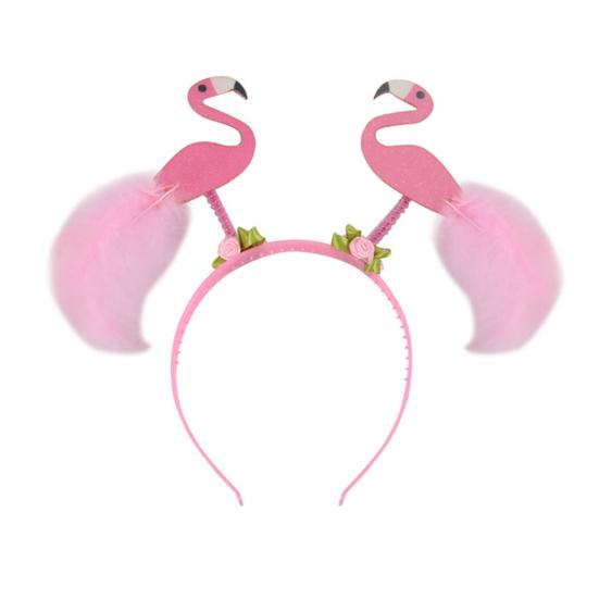 Повязка на голову для гавайской вечеринки, фетровые головные уборы Луау, пальма, фламинго, ананас, повязки на голову для летней пляжной тематической вечеринки, сувениры