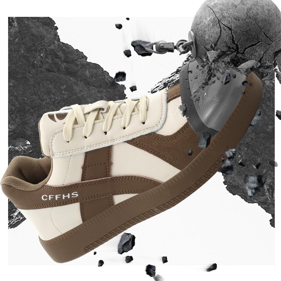 Женские легкие защитные кроссовки со стальным подноском: Удобная, нескользящая и устойчивая к проколам рабочая обувь.