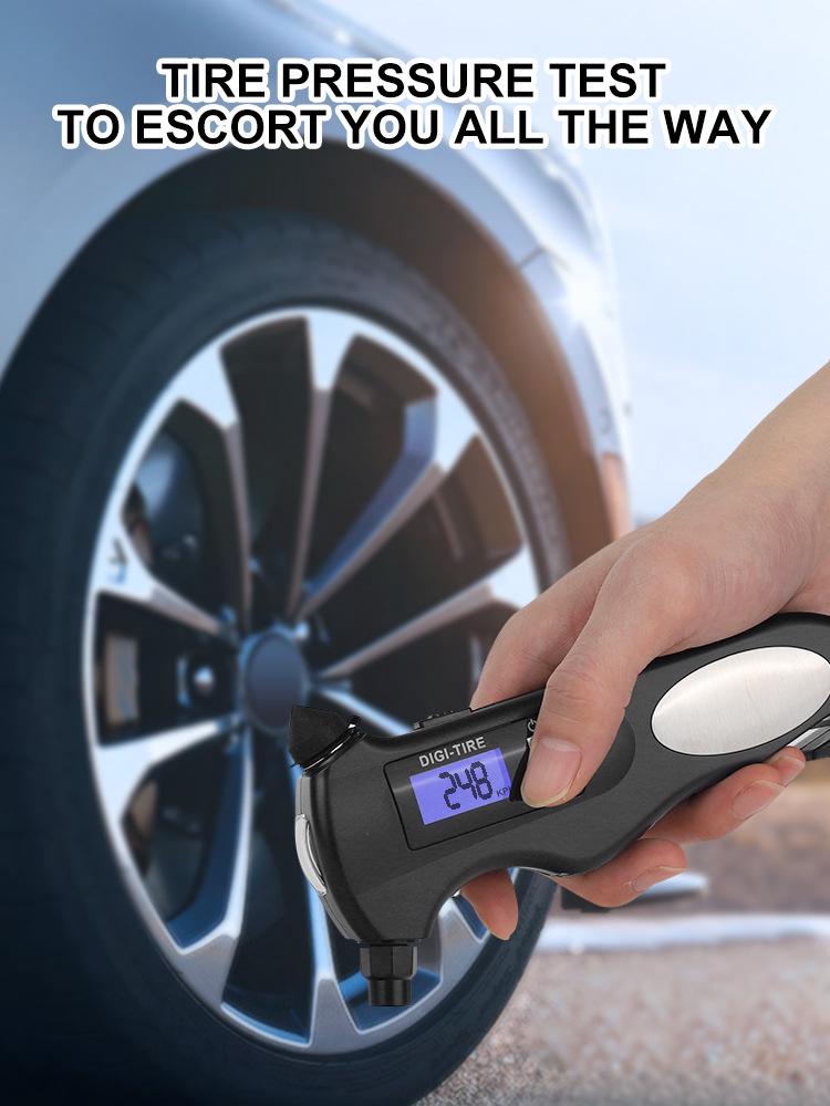 Многофункциональный цифровой манометр для шин
